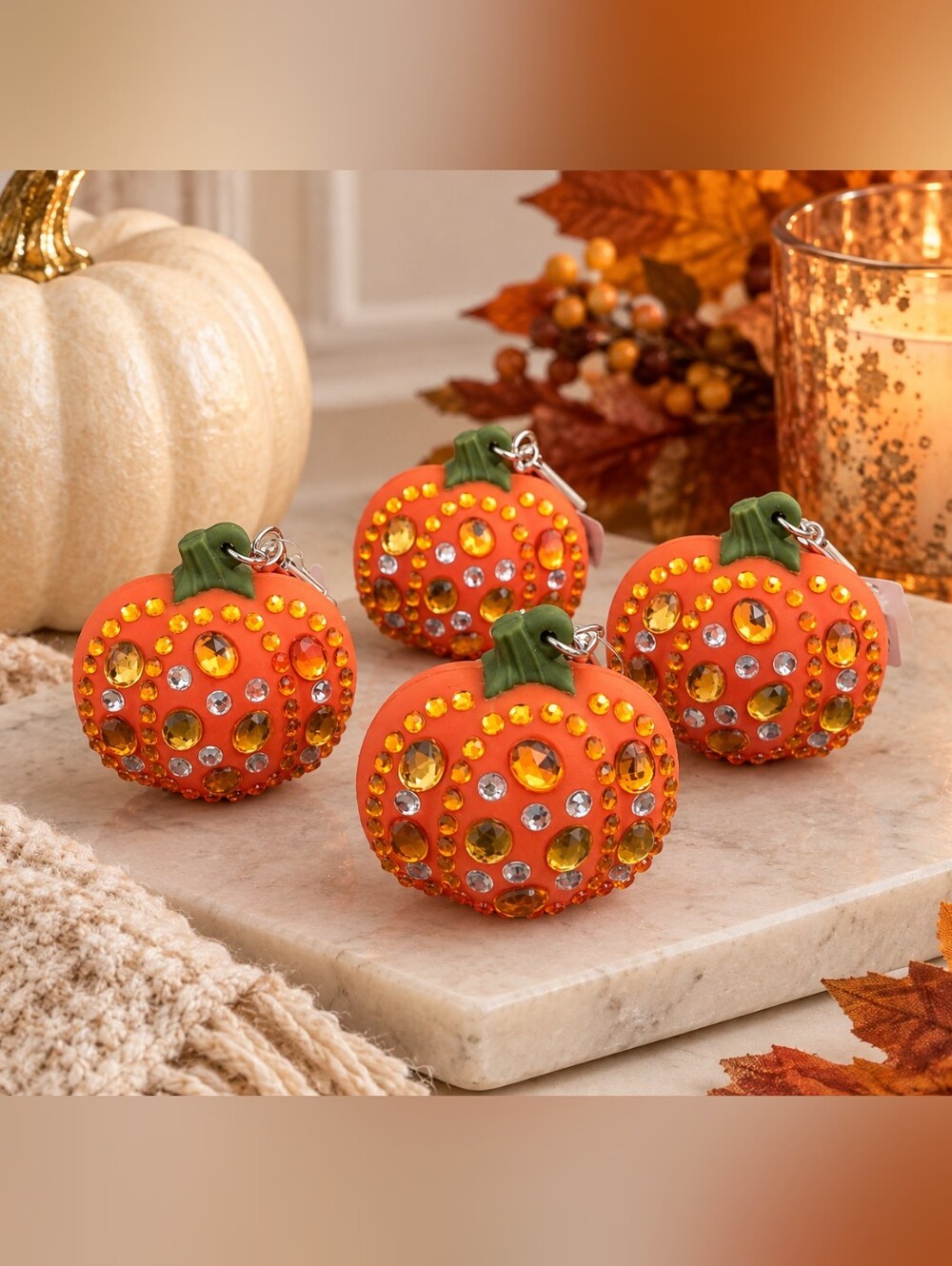 Pumpkin Sanitizer Holders (NWT)